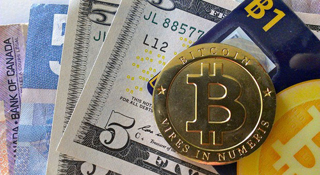Bitcoins on top of traditional cash