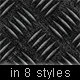 Metalic Steel Background in 8 Styles