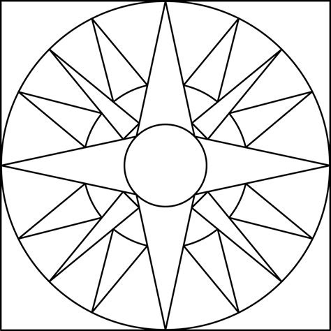  simple geometric coloring pages coloring home