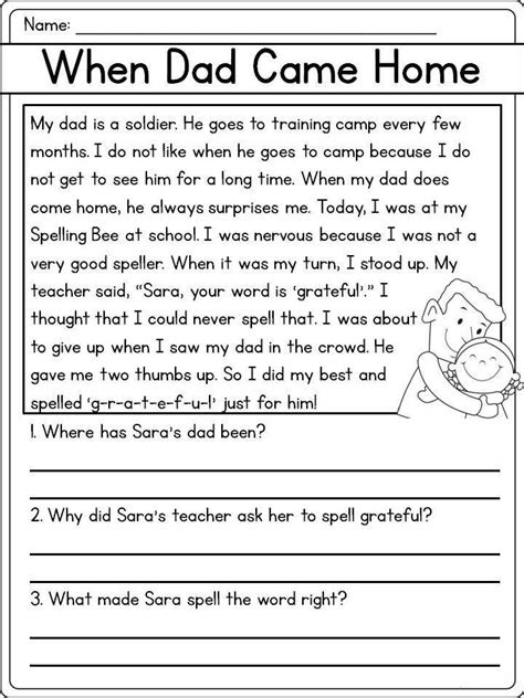 Below you will find links to over 200 children's stories as well as reading worksheets focused on specific reading skills. reading comprehension worksheets best coloring pages for kids