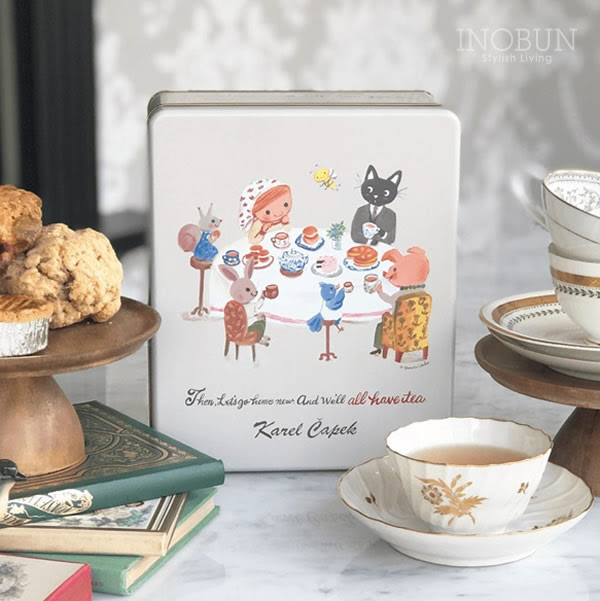 カレルチャペック 40tealovers 缶 ギフト 紅茶 詰め合せ 40p入り キッチン ランチ フード スイーツ ドリンク ティー シュガー イノブンオンラインショップ