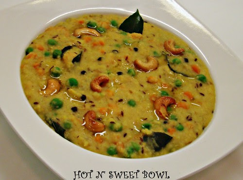 Wheat Rava Pongal