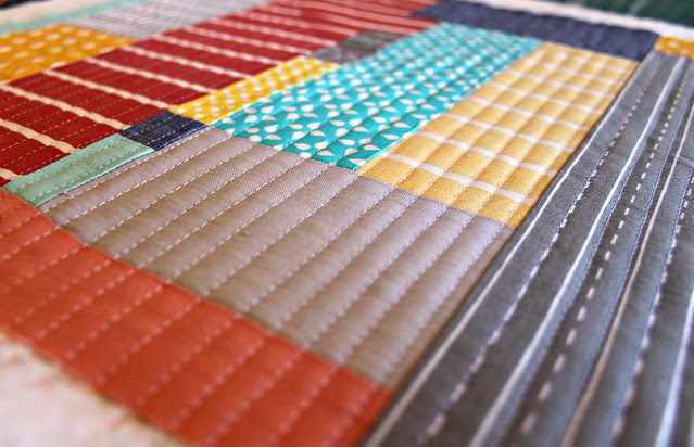 Quilted lines - finished