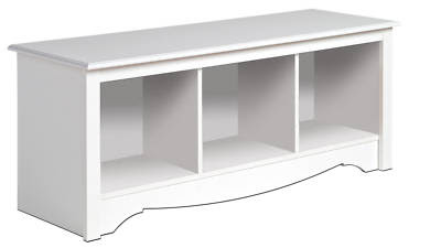 New White Prepac Large Cubbie Bench 4820 Storage Usd 114