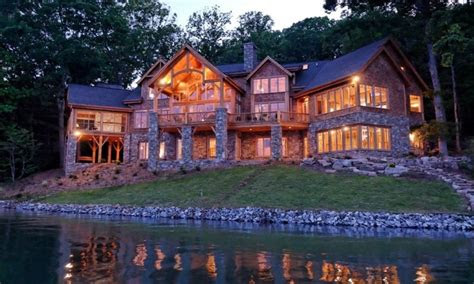 The mineral buildup left by this type of municipal water causes buildup and leaves you feeling less than squeaky clean after a shower. 6 Bedroom Log Home Plans Log Cabin Mansion Homes, log