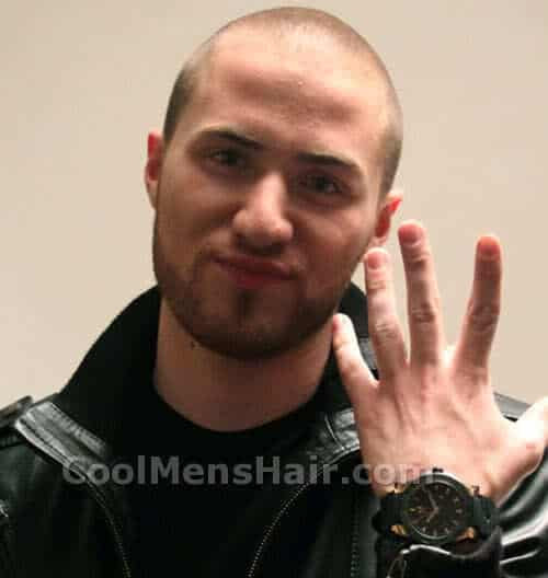 Mike Posner Buzz Cut With Beard – Cool Men's Hair