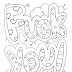leiah m jansen - word coloring pages doodle art alley positive word coloring page calm | printable coloring pages words
