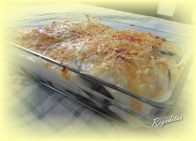 MUSACA DE POLLO EN MICROONDAS
