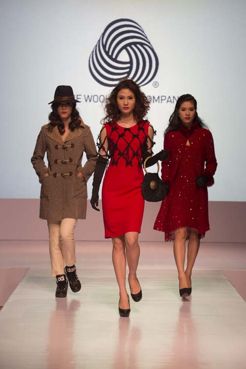 Woolmark trình diễn thời trang len