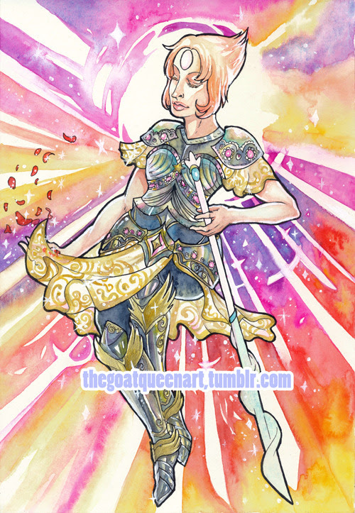 Pearl the Knight
Armor design I am working on for my graphic novel that I thought would look great on pearl.