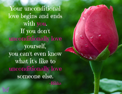 Love unconditionally  Rikka Zimmerman