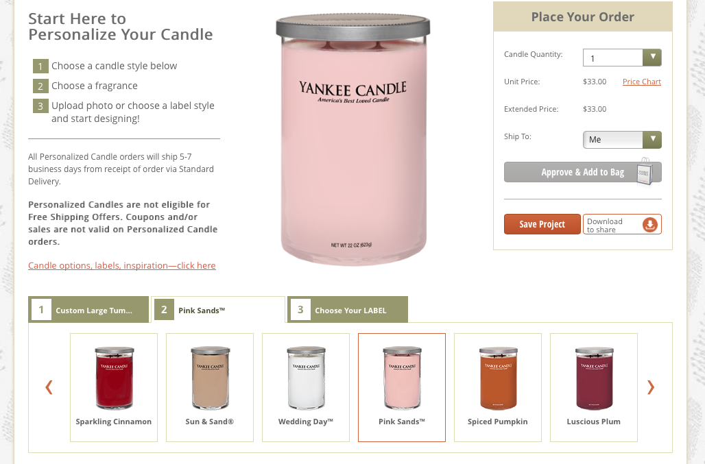 How to make a personalized Yankee Candle