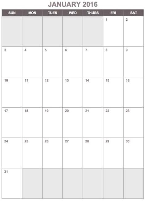  free blank calendar templates smartsheet