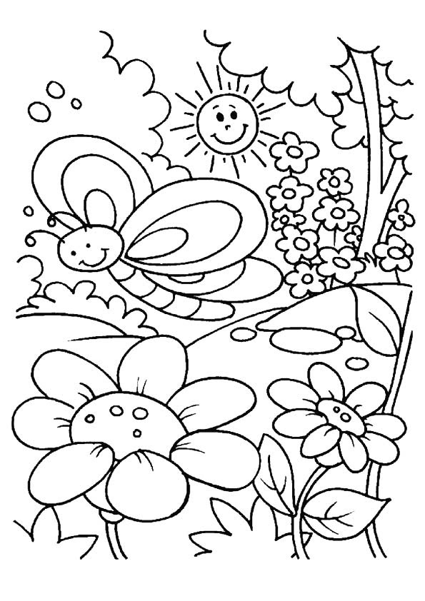 Spring Coloring Pages  Best Coloring Pages For Kids