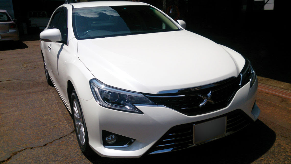 マークx プレミアム Four 4wd 6fat 新車お買い上げありがとうございました 株式会社吉川車体製作所 新潟県長岡市にある自動車鈑金塗装修理工場
