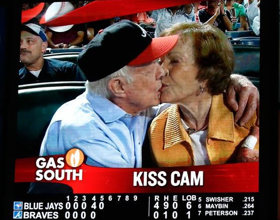 President Carter Kiss Cam