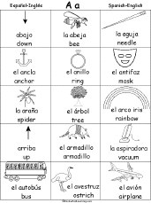 Printable Spanish Picture Dictionaries - EnchantedLearning.com