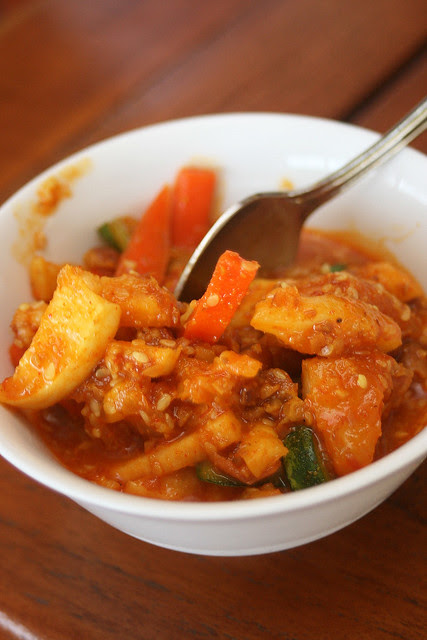 Delicious achar pickles!