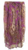 ROUPA FEMININA SAIA LONGA VISCOSE ESTAMPADA