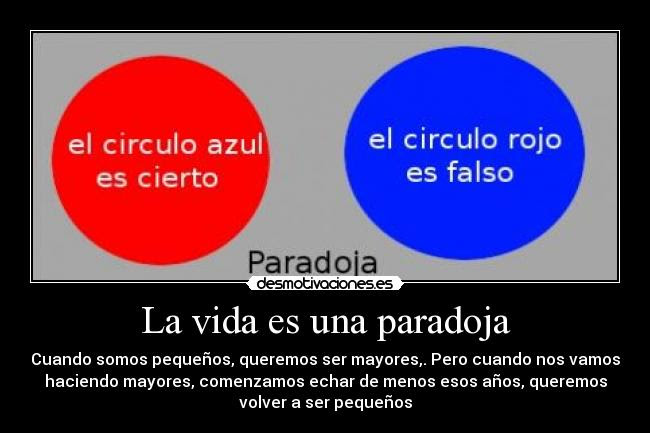 Resultado de imagen para paradoja