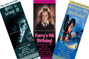 birthday party invitations harry potter
 on ... Peanut Closet  specializes in personalized birthday invitations