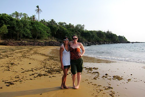 me and katy by the sea