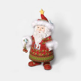 Department 56 Krinkles Santa Cookie Jar