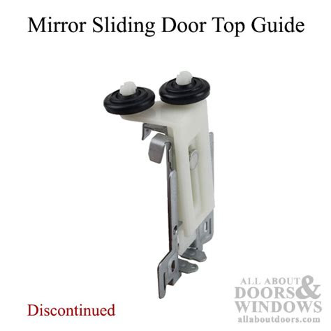 Keep reading to learn how to repair a security door. Discontinued - Top Guide, Mirror Sliding Door