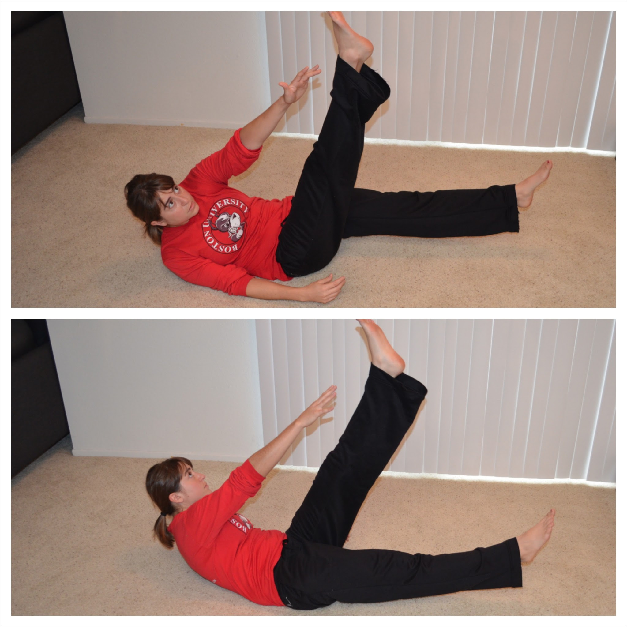 crawls set up on your hands and knees flex your feet and lift up ...