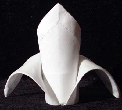 The Crown cloth napkin fold