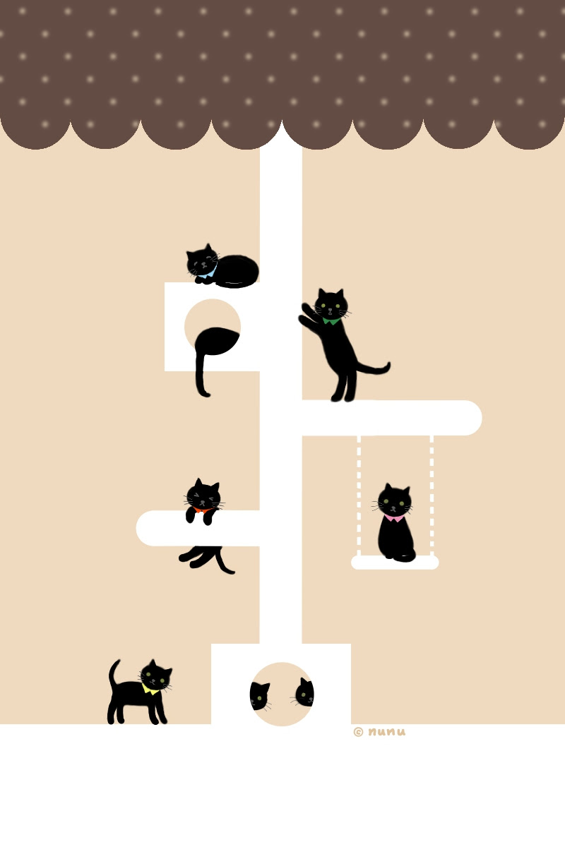 猫 壁紙 おしゃれ イラスト
