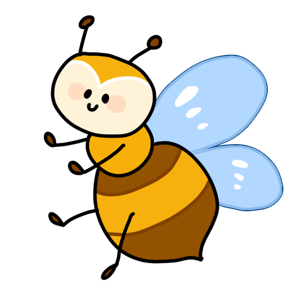 ハチのイラスト かわいいフリー素材が無料のイラストレイン