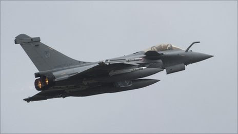 French Rafale jet takes off from St-Dizier to fly mission over Libya (19 March 2011)