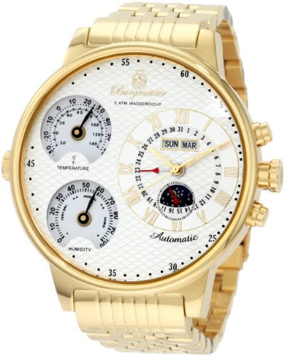 Best Review for Burgmeister Men's Automatic Wristwatch Montana BM309-289 XXXL (54mm)