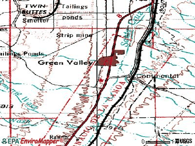 Zip Code For Green Valley Arizona