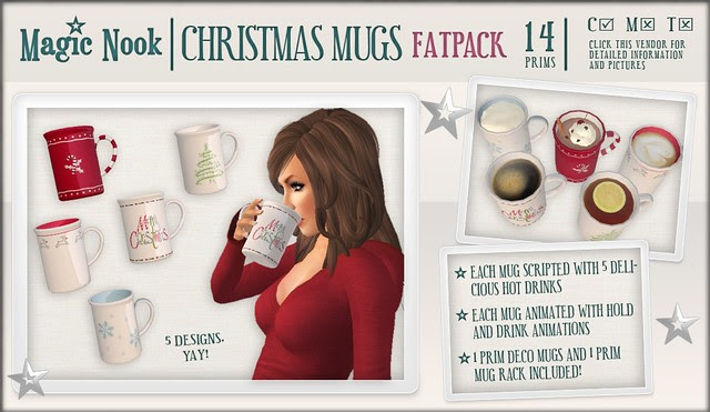 [MAGIC NOOK] Christmas Mugs (Fatpack)