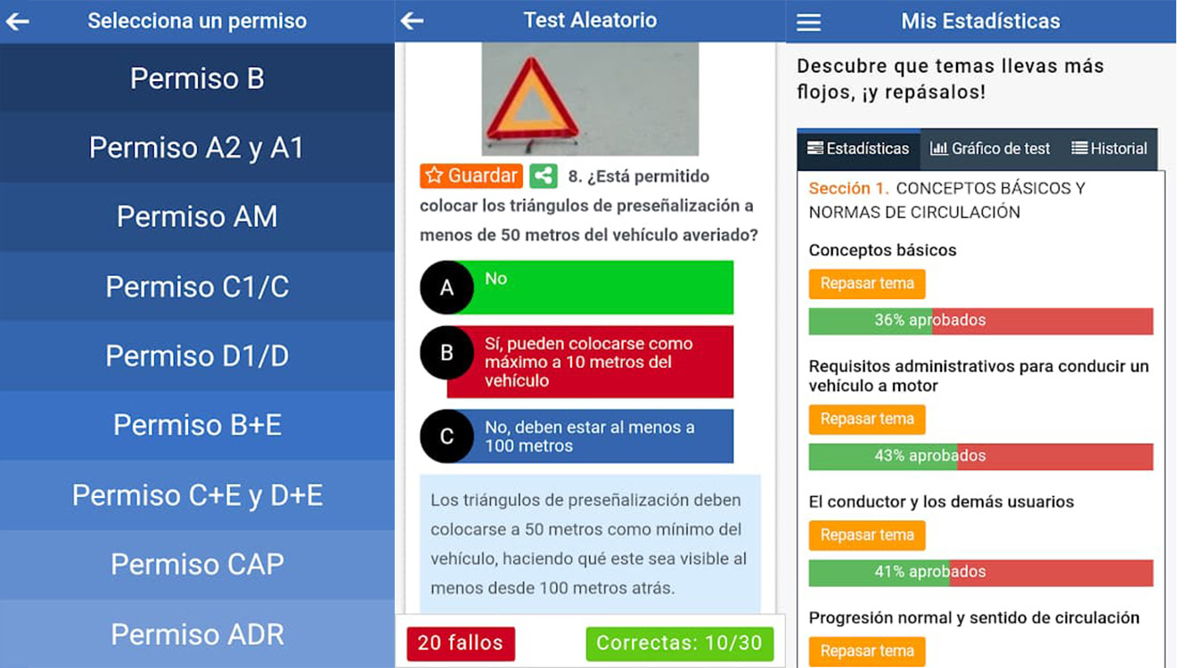 Aplicaciones para aprender a conducir