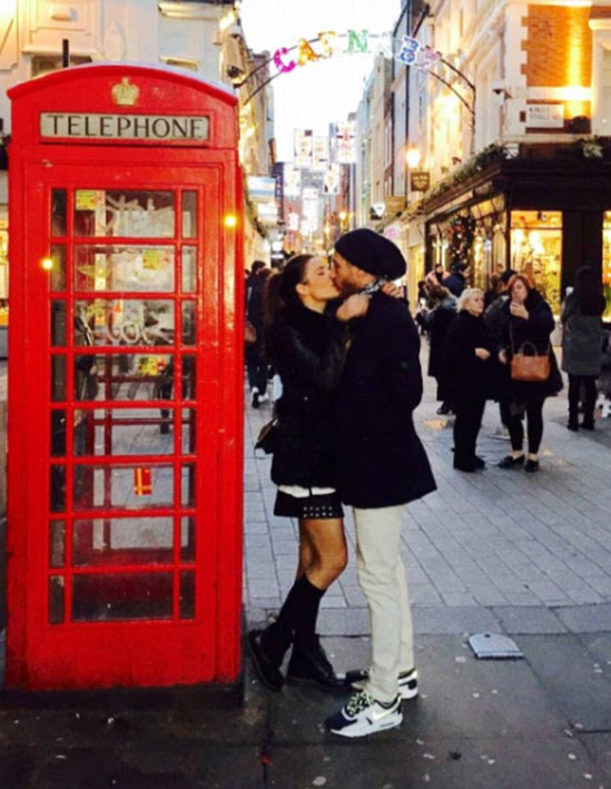 Sergio Ramos đắm đuối hôn bạn gái tại London - ảnh thể thao