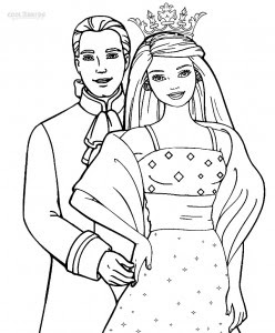 Printable Barbie Princess Coloring Pages For Kids | Cool2bKids