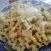 Cellentani with Shrimp & Asparagus sauce with Grana Padano shavings