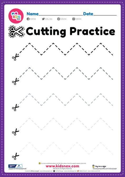  cutting practice kindergarten free printable pdf for kids