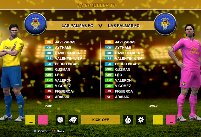 PES 2013 Las Palmas Kits Season 2015/16