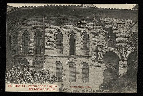 Mezquita del Cristo de la Luz (Toledo), a principios de siglo. Foto Linares