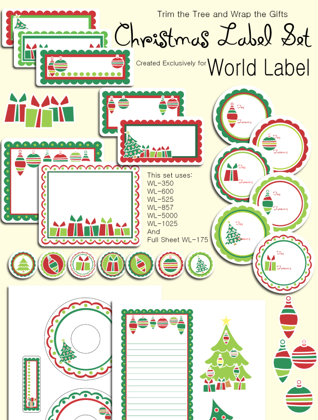 Christmas Labels Ready to Print! | Free printable labels ...