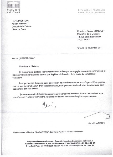 Lettre de motivation concours officier gendarmerie 