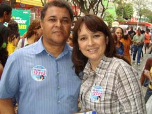 A atriz Myriam Rios, eleita deputada estadual no Rio de Janeiro pelo PDT