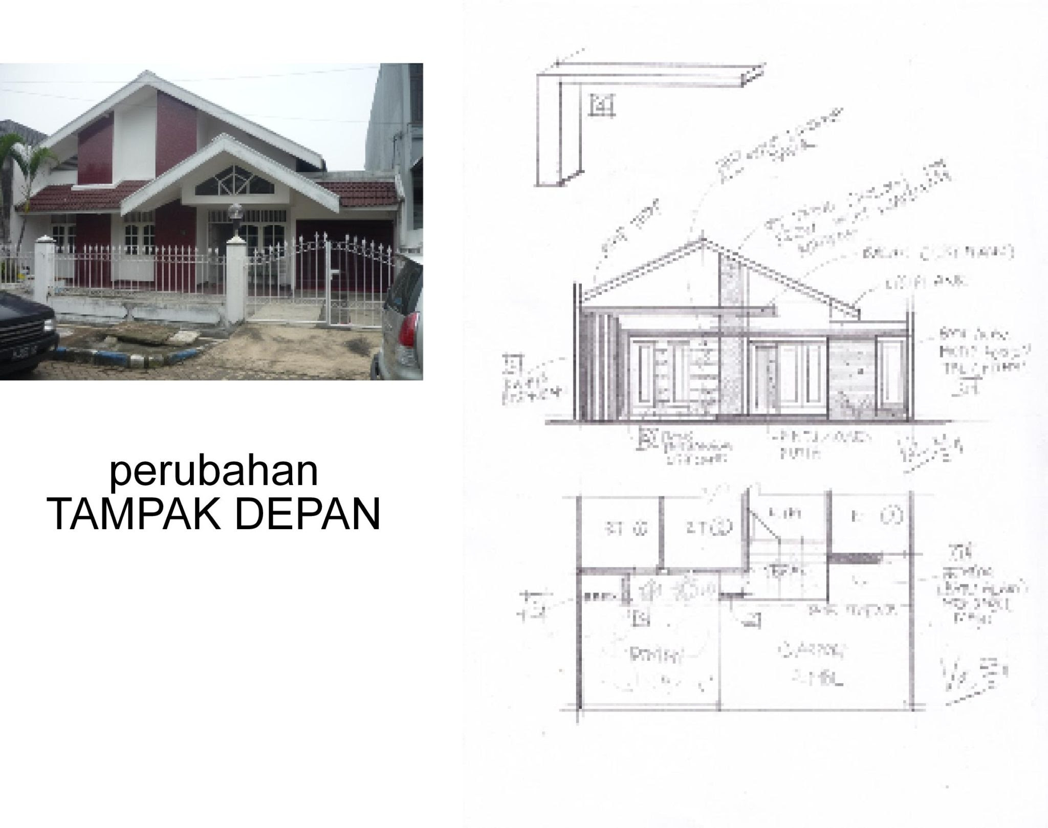  Rumah  Idaman Man Rumah  Minimalis  Tampak  Depan  Samping  Belakang