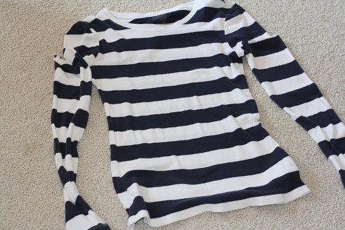blue stripe shirt