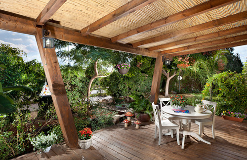 How could you make the bamboo roofing waterproof.
