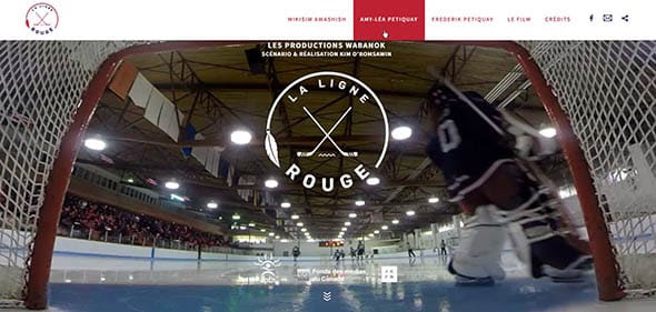La ligne rouge Navigation Menus